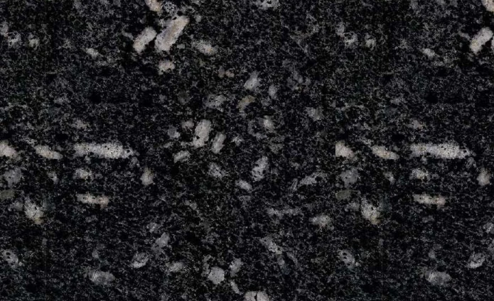 Black Aswan granite surface texture